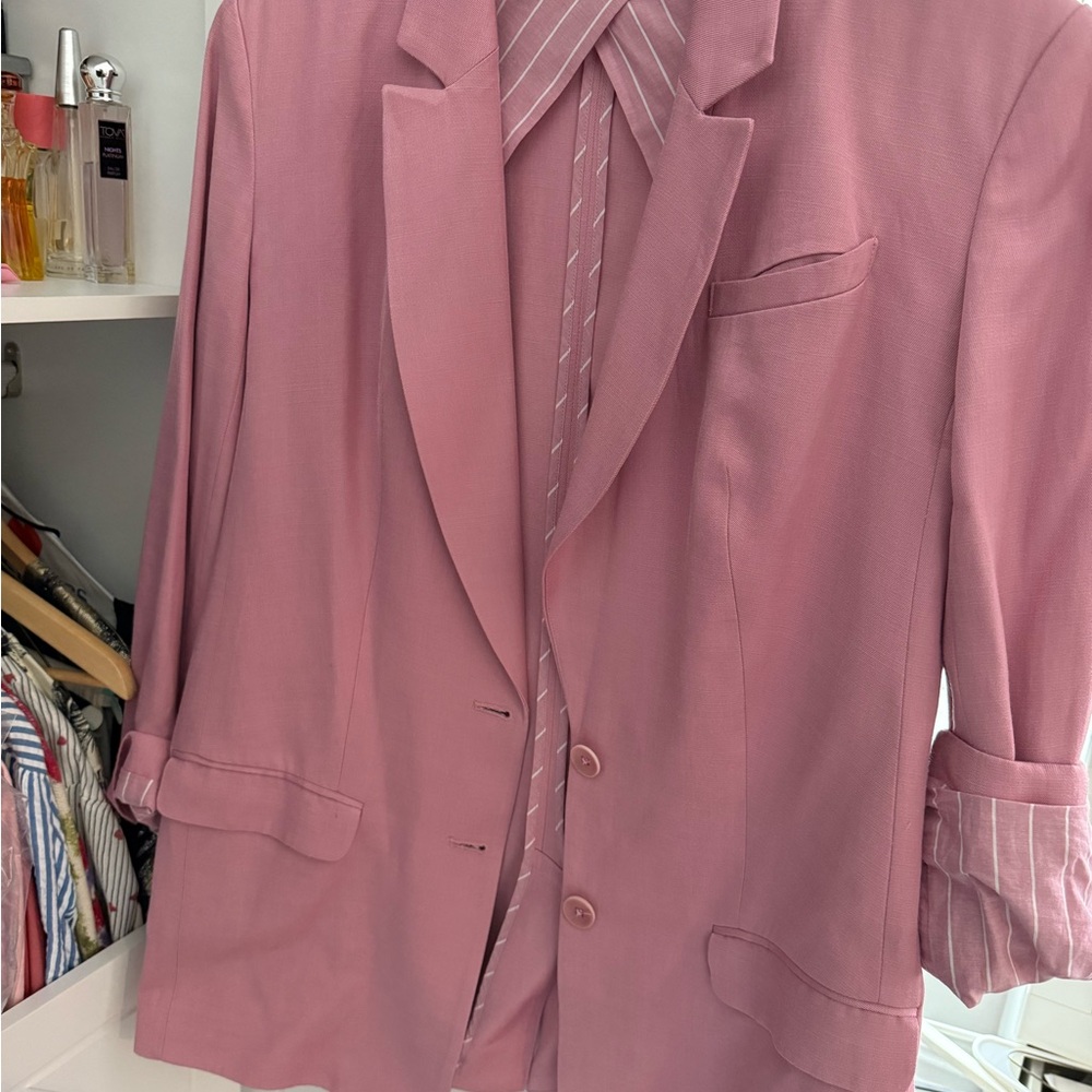 Express Women's Blazer in Soft Pink
